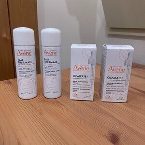 Avene Set of 4 - Cicalfate Serum & Thermal Water x2 each